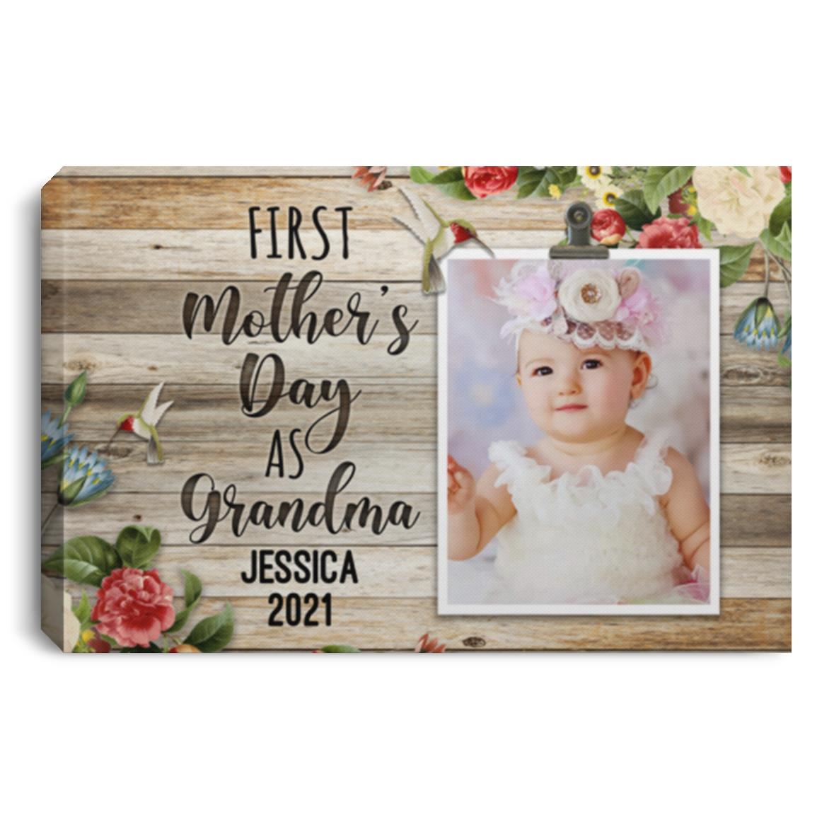 Personalized Photo Canvas, White, 0.75'' Framed Canvas