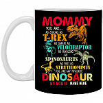 Personalized Mamasaurus mug, Black, 11 oz. White Mug Personalized Mamasaurus mug, Black, 11 oz. White Mug