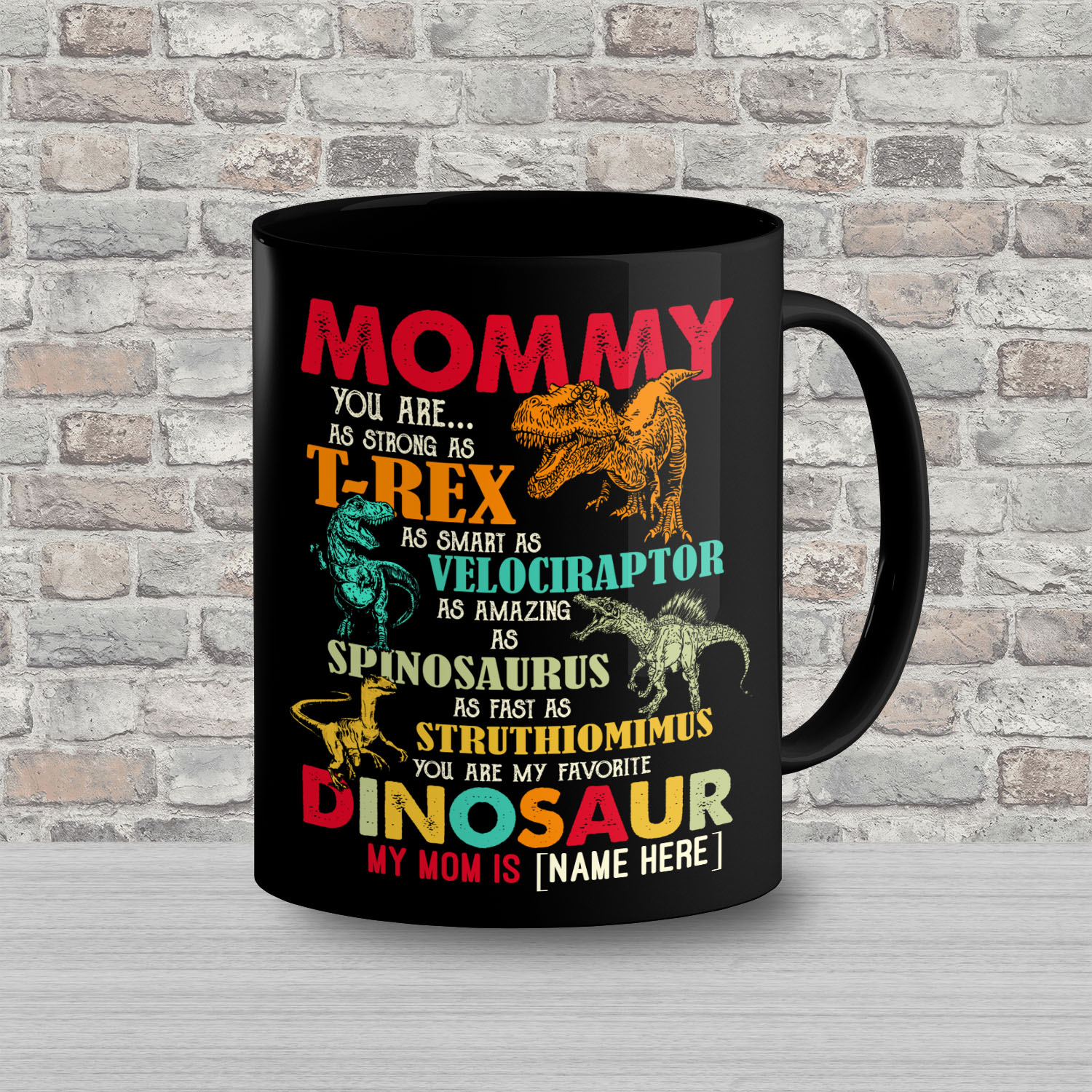 24TR. DINOSAUR MOM - Mug mk1