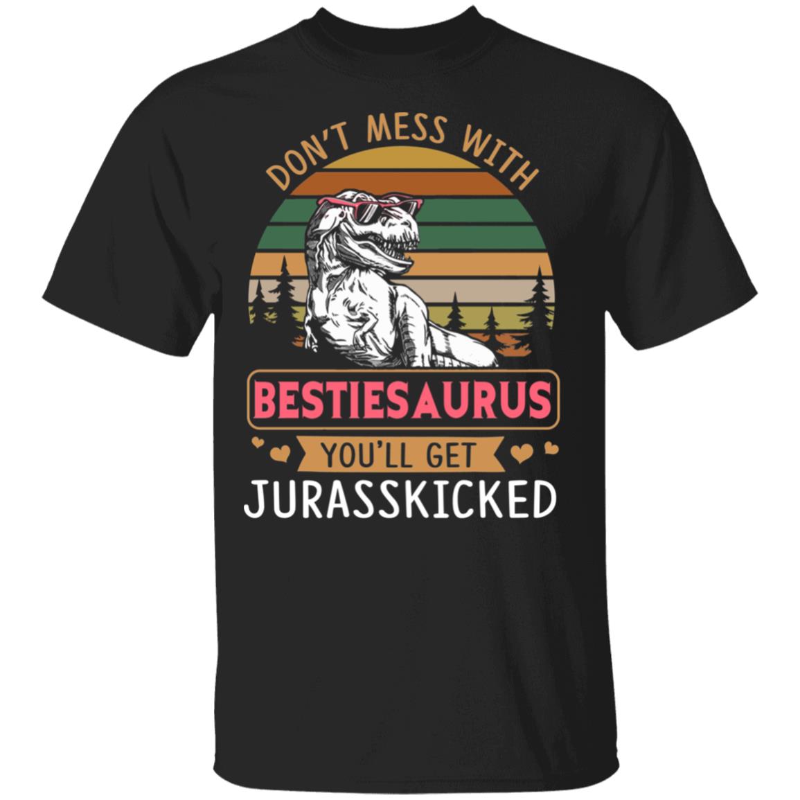 KeyVic Don't Mess with Bestiesa Shirt, Black, Unisex T-Shirt