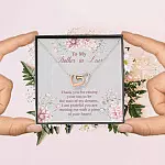 To My Mother in Law Thank You for Raising Your Son to Be the Man of My Dreams Interlocking Hearts Pendant Necklace