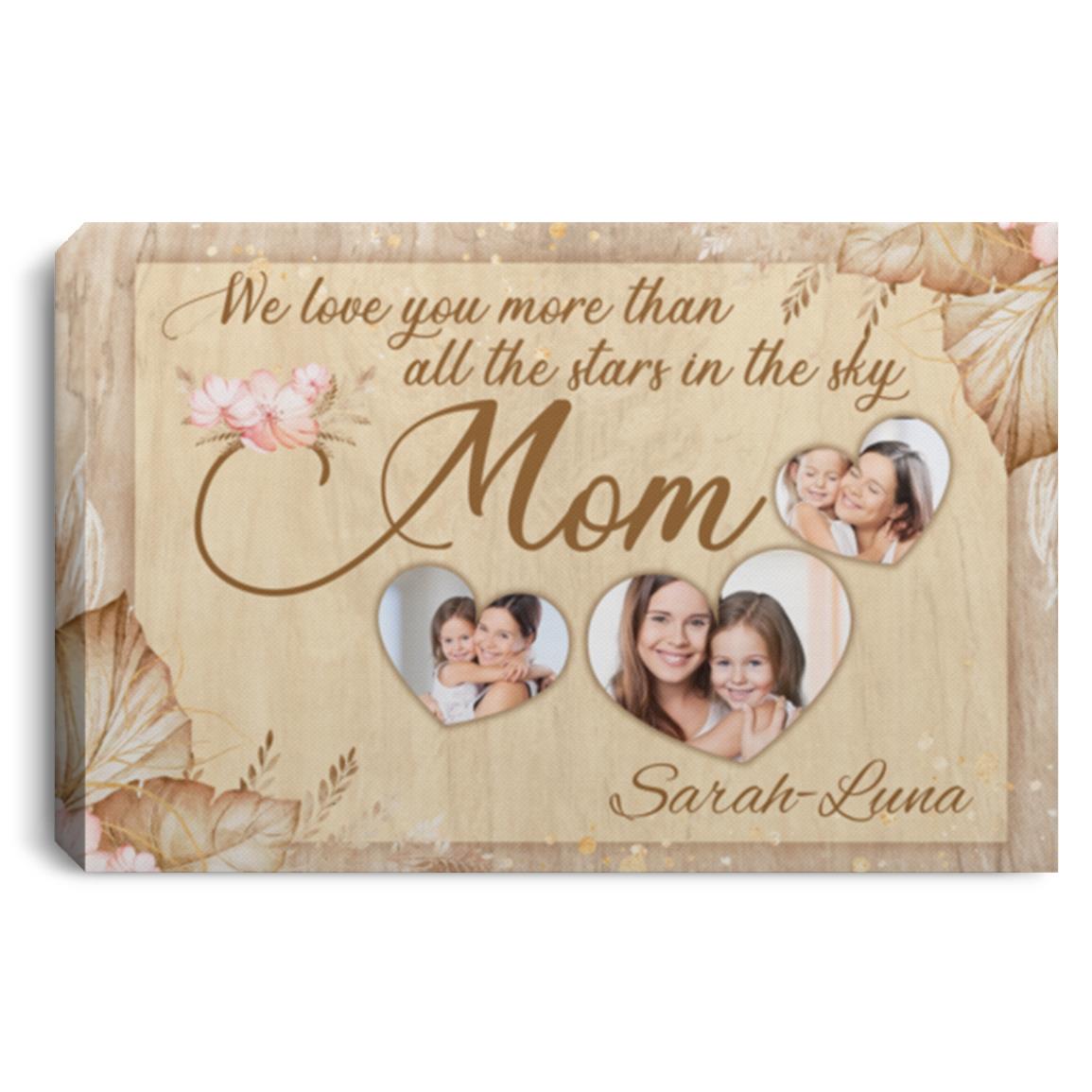 Personalized Photo canvas, White, 0.75'' Framed Canvas