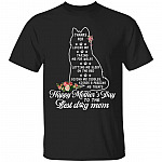 dog mom, Black, Unisex T-Shirt
