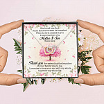 You Loved Him First Mother-In-Law Interlocking Hearts Pendant Necklace