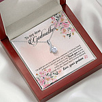 Godson To My Dear Godmother I'm Glad You Are My Godmother Alluring Beauty Necklace