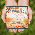 Thank You for Raising Your Son to Be the Man of My Dreams Mother-In-Law Alluring Pendant Necklace