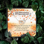 Thank You for Raising Your Son to Be the Man of My Dreams Mother-In-Law Interlocking Hearts Pendant Necklace