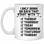 Drink Mug, White, 11 oz. White Mug