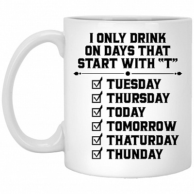 Drink Mug, White, 11 oz. White Mug