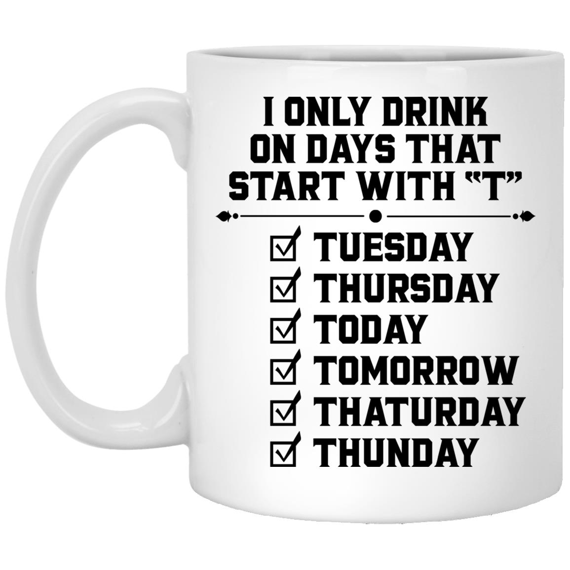 Drink Mug, White, 11 oz. White Mug