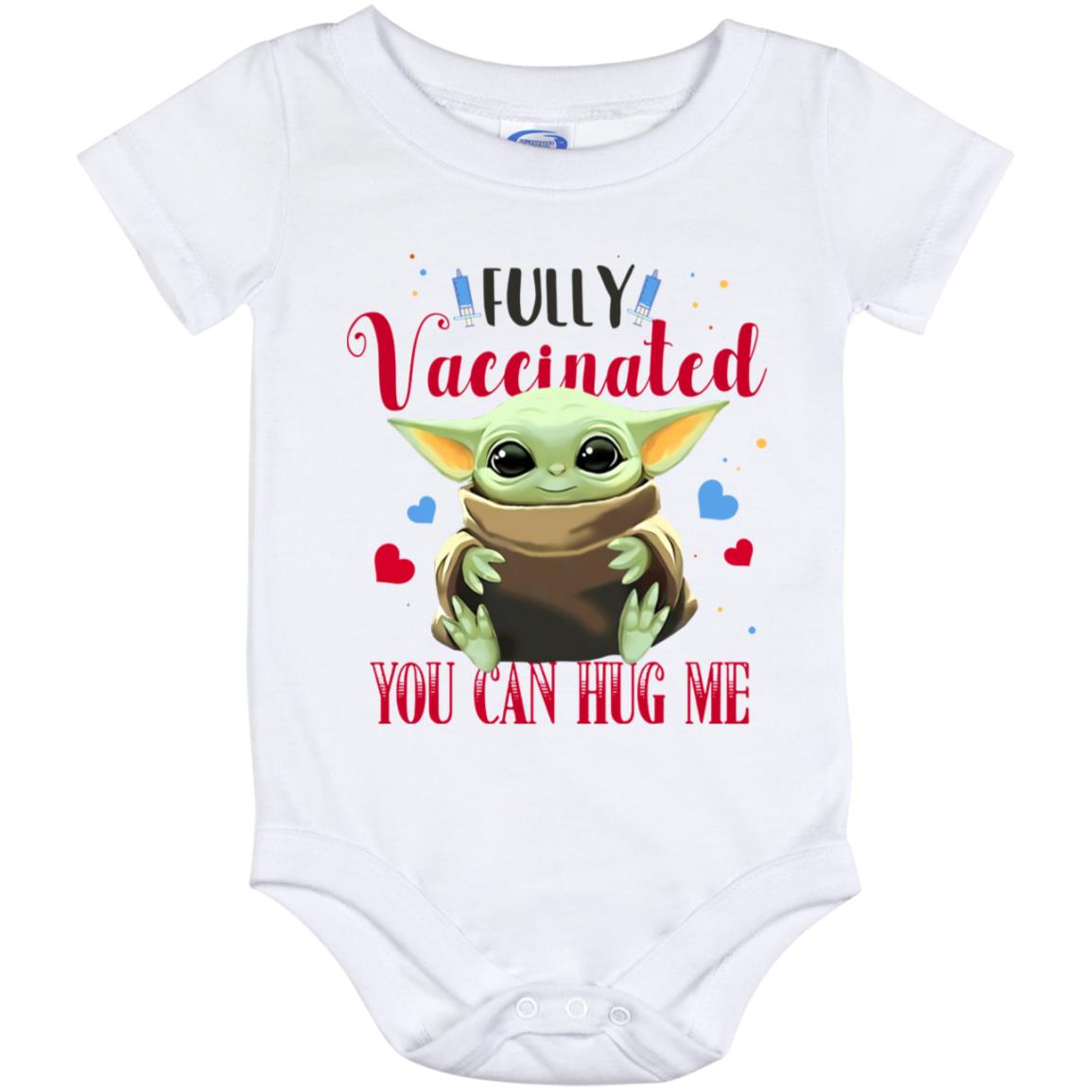 Baby Fully Vaccinated, White, Baby Onesie - 12 Month