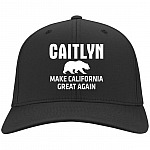 12VT. UU TIEN Caitlyn MCGA hat, Black, Twill Cap
