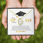 To A Beautiful Girl On Her Graduation Day She Believed She Could So She Did Forever Love Necklace