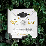 To A Beautiful Girl On Her Graduation Day She Believed She Could So She Did Love Knot Necklace
