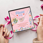 Mama to Be Gift Congratulations for Your New Baby Interlocking Heart Pendant Necklace