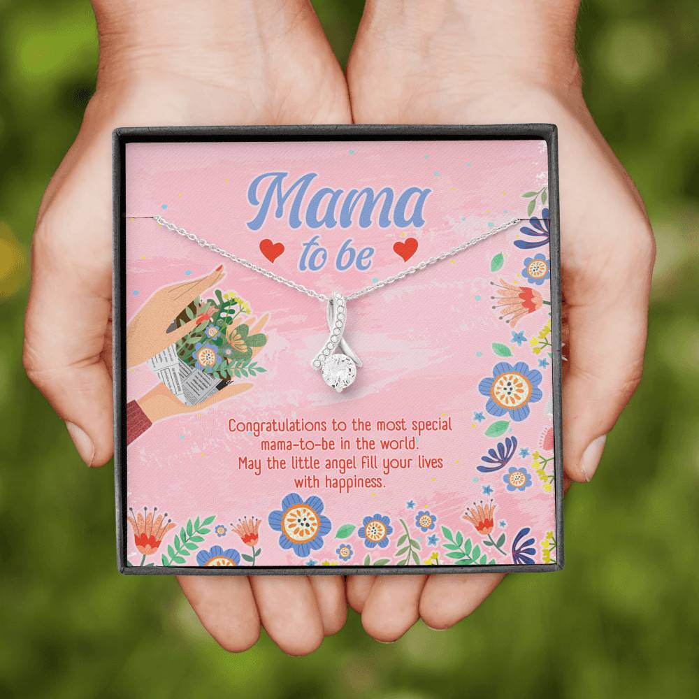 Mama to Be Gift Congratulations for Your New Baby Alluring Beauty Necklace