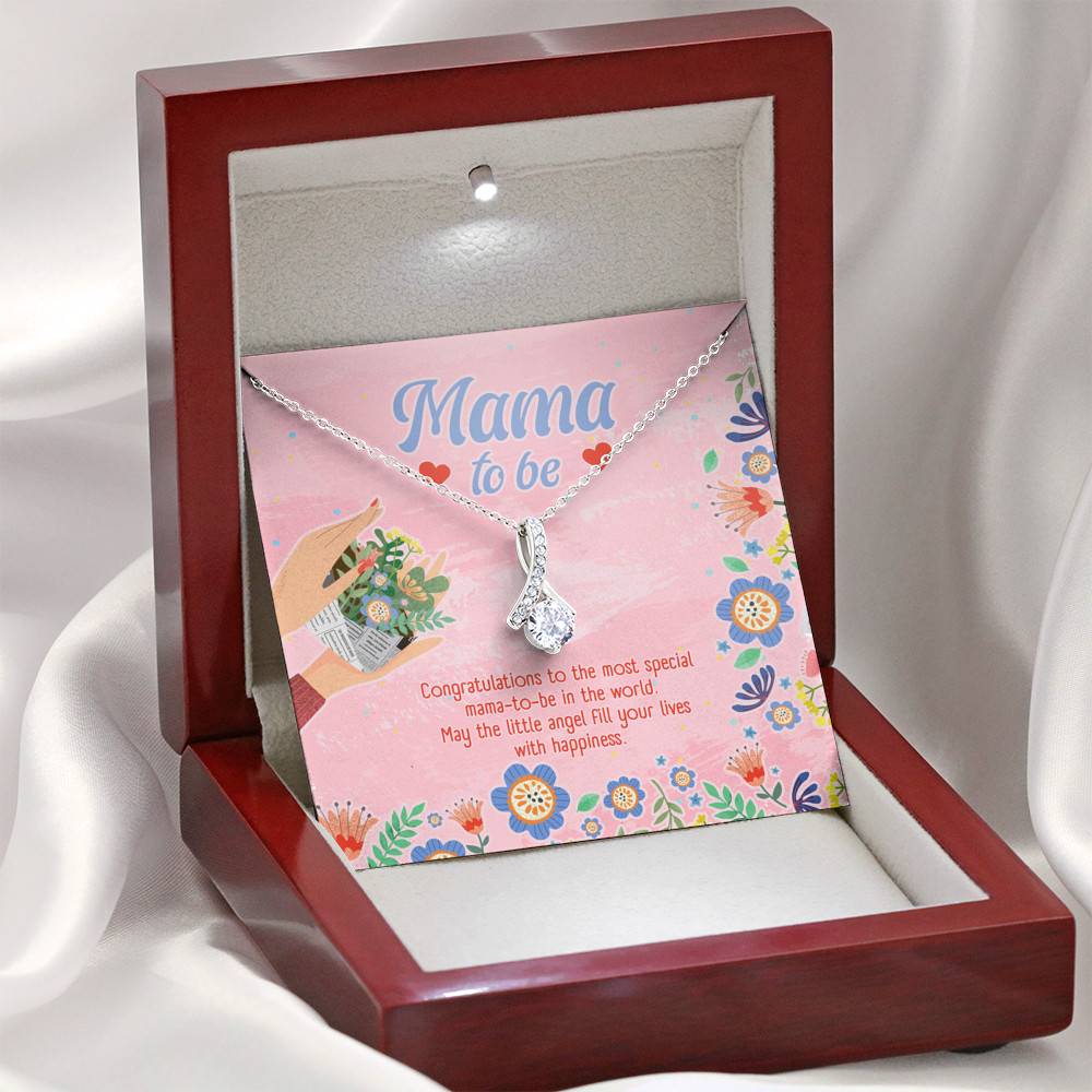 Mama to Be Gift Congratulations for Your New Baby Alluring Beauty Necklace