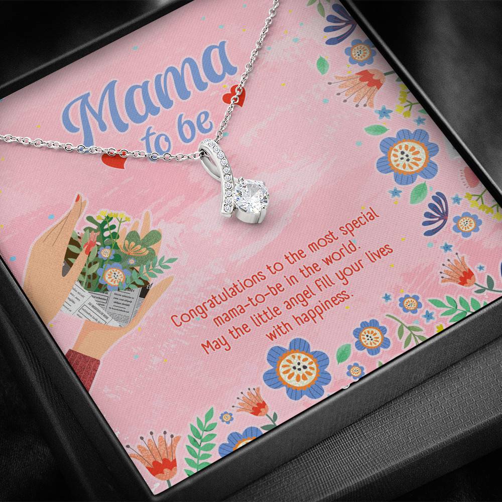 Mama to Be Gift Congratulations for Your New Baby Alluring Beauty Necklace