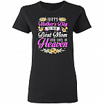 Happy Mother's Day Shirt, Black, Ladies T-Shirt