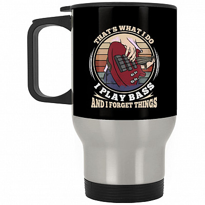 14 oz. Silver Travel Mug