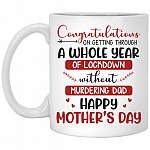 Without Murdering Dad MUG, White, 11 oz. White Mug