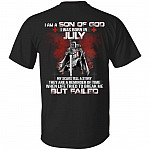 I Am A Son Of God I Was Born In July, Black, Unisex T-Shirt I Am A Son Of God I Was Born In July, Black, Unisex T-Shirt