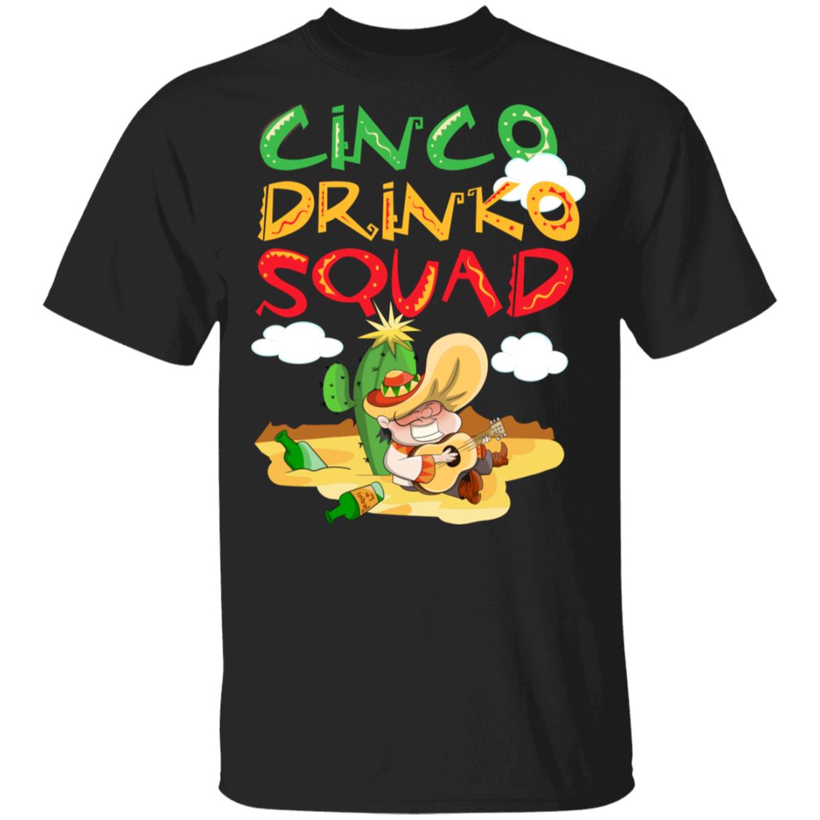 CINCO T, Black, Unisex T-Shirt
