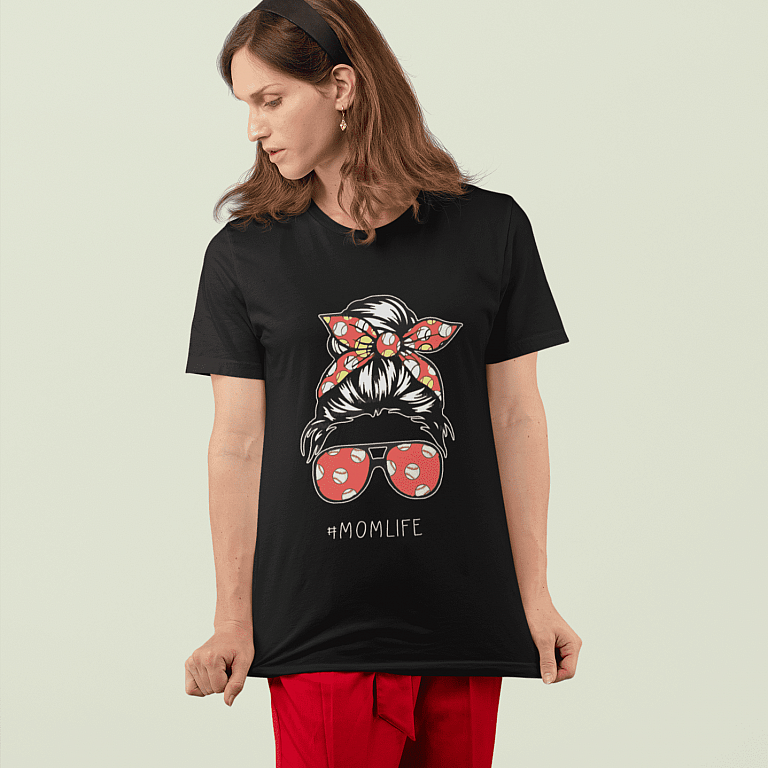 Softball Mom T-Shirt - Funny Graphic Tee For Baseball Moms, Cotton Blend, Game Day Shirt - View #10