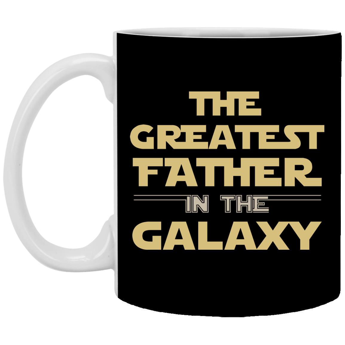 The Greatest Father MUG, Black, 11 oz. White Mug