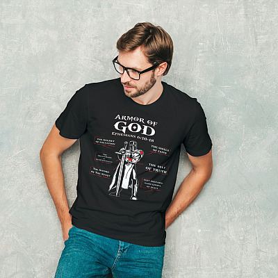 Alternative view of Armor Of God Knight Templar T-Shirt
