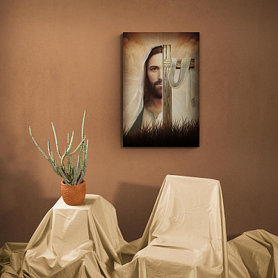 Alternative view of We Believe in God the Father Framed Canvas - Gift for Christian Unframed Poster