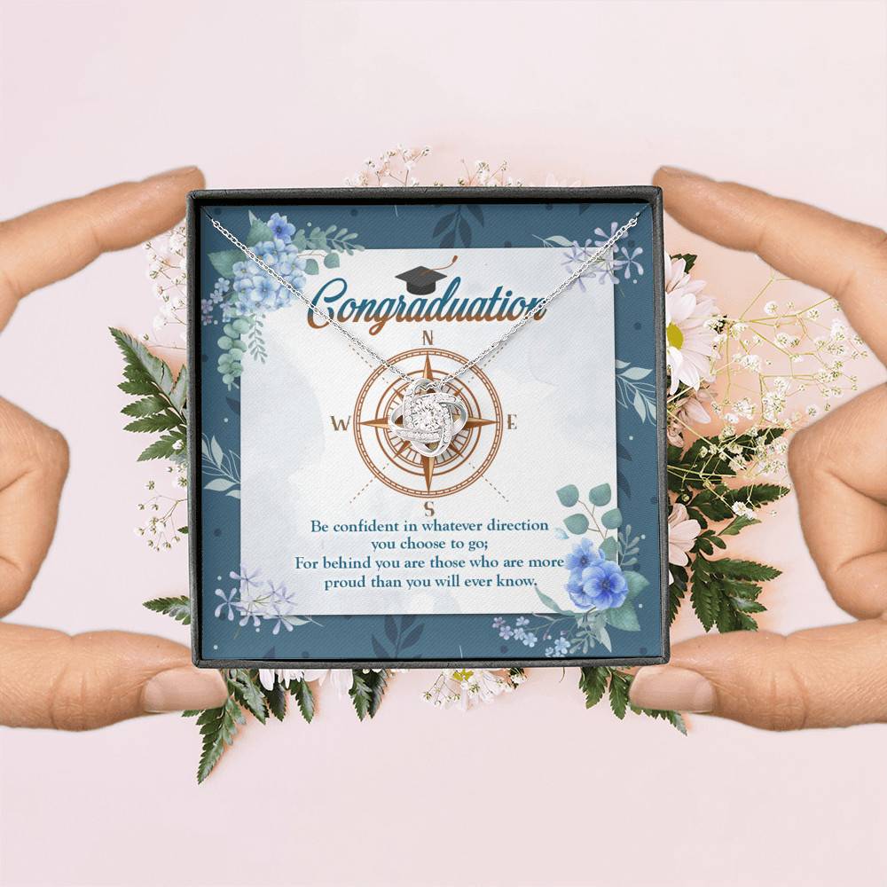 Graduation Compass Class Of 2021 Gift - Be Confident In Whatever Direction You Choose Love Knot Necklaces Graduation Compass Class Of 2021 Gift - Be Confident In Whatever Direction You Choose Love Knot Necklaces