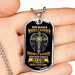 Way Maker Miracle Worker Promise Keeper Light in The Darkness My God That's Who You Are Dog Tag Pendant Necklace