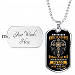 Way Maker Miracle Worker Promise Keeper Light in The Darkness My God That's Who You Are Dog Tag Pendant Necklace