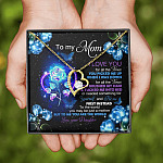 Daughter To My Mom I Love You For All The Times You Picked Me Up Forever Love Pendant Necklace