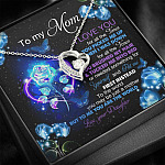 Daughter To My Mom I Love You For All The Times You Picked Me Up Forever Love Pendant Necklace