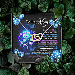 Daughter To My Mom I Love You For All The Times You Picked Me Up Interlocking Hearts Pendant Necklace