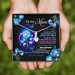Daughter To My Mom I Love You For All The Times You Picked Me Up Alluring Beauty Necklace