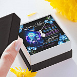 Daughter To My Mom I Love You For All The Times You Picked Me Up Alluring Beauty Necklace