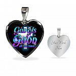 God Is Good All The Time Heart Pendant Necklace - Christian Jewelry Gift For Women God Is Good All The Time Heart Pendant Necklace - Christian Jewelry Gift For Women