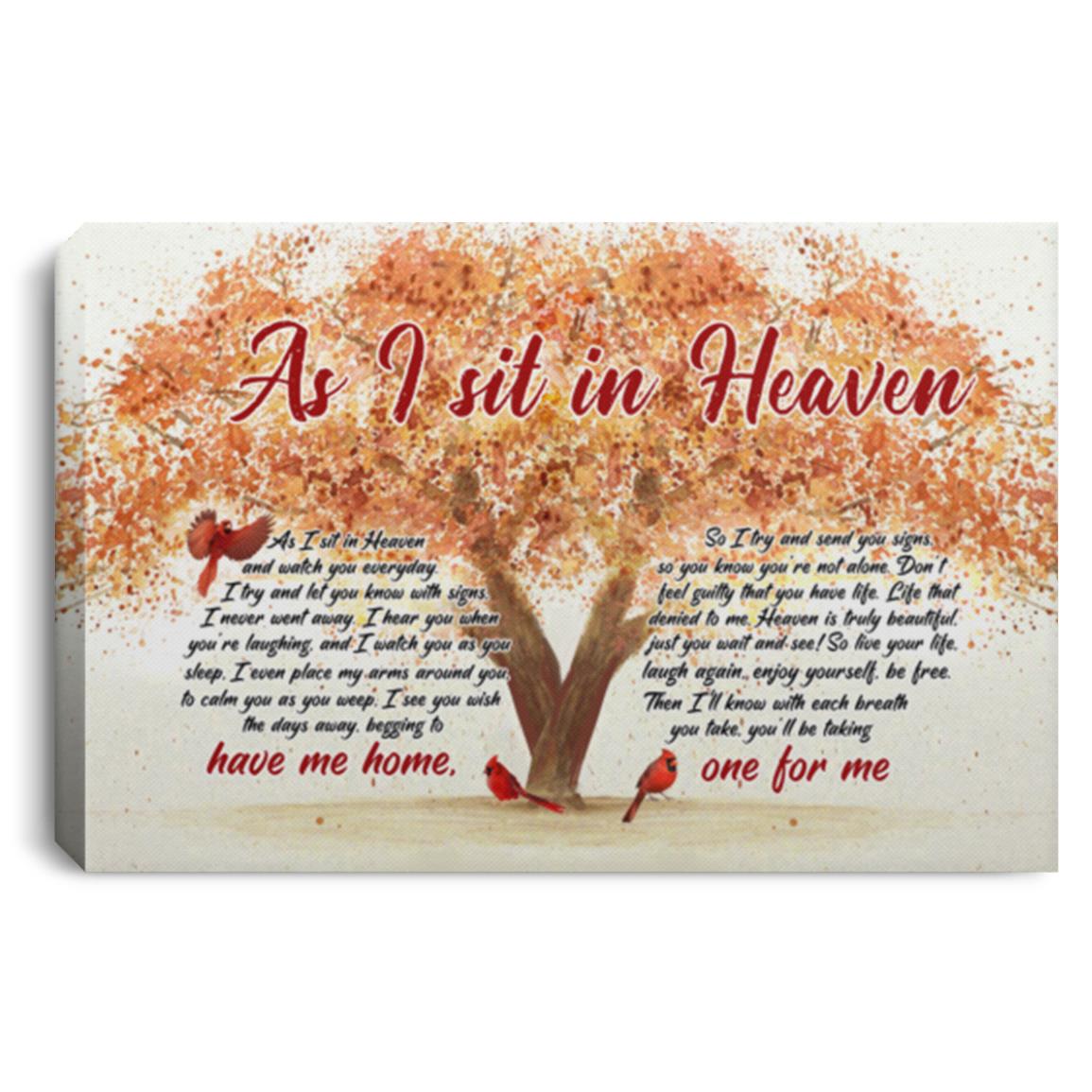 Cardinal Canvas, White, 0.75'' Framed Canvas