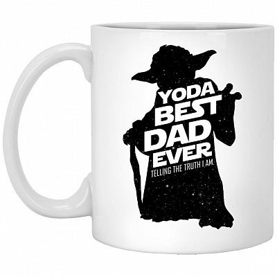 best dad, White, 11 oz. White Mug