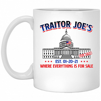 JOE MUG, White, 11 oz. White Mug