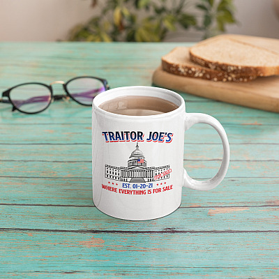 Alternative view of Traitor Joe's Est January 2021 Everything Is for Sale Coffee Mug - Beer Stein - Water Bottle - Color Changing Mug