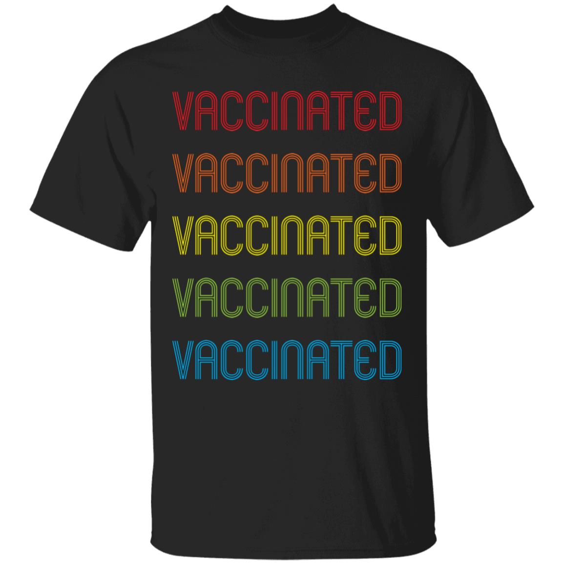 vaccine tee, Black, Unisex T-Shirt