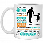 Personalized Father's Day mug, White, 11 oz. White Mug
