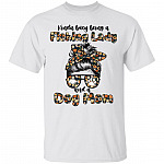Fishing Lady Shirt, White, Unisex T-Shirt Fishing Lady Shirt, White, Unisex T-Shirt
