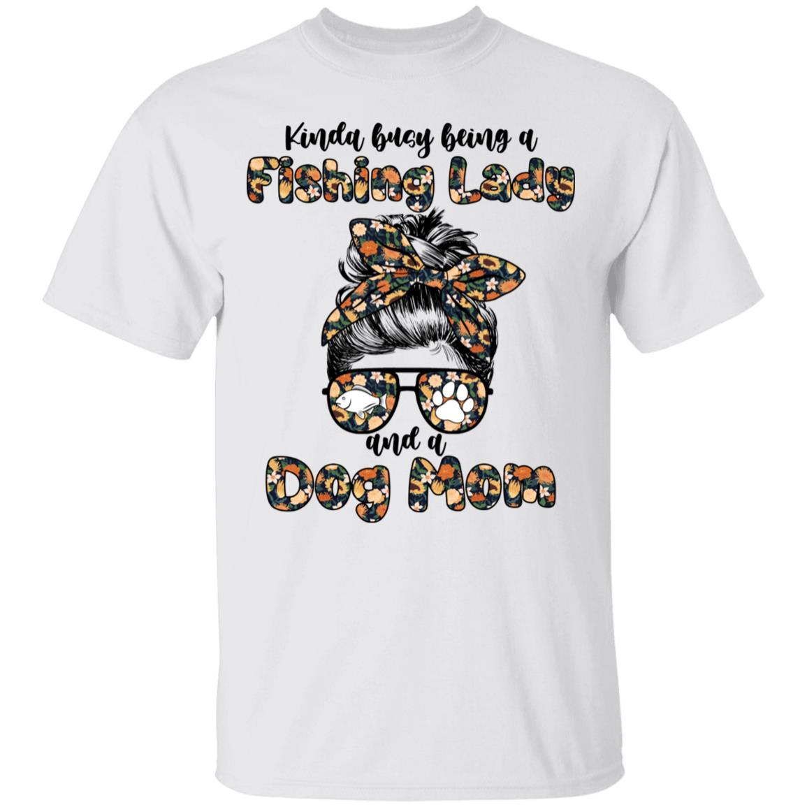 Fishing Lady Shirt, White, Unisex T-Shirt Fishing Lady Shirt, White, Unisex T-Shirt