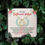 To My Boyfriend's Mother Thank You for Always Fiercely You Son Forever Love Necklace