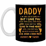 Daddy I May Just mug, Black, 11 oz. White Mug